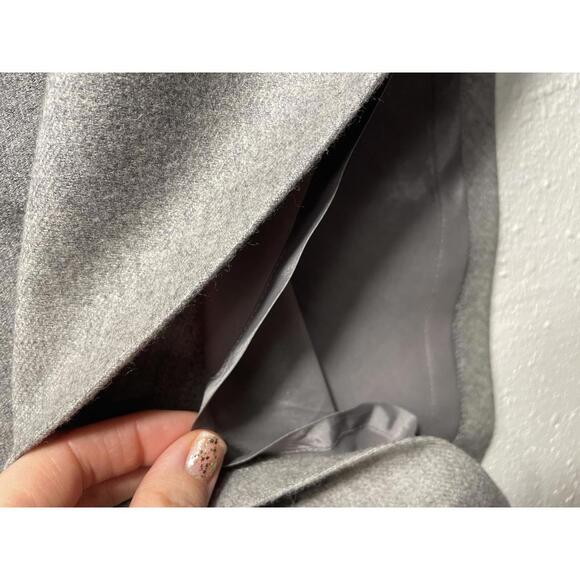 Brooks Brothers Midi Wool Skirt Women's 8 Grey Career Winter Office Girlhoodcore - Picture 4 of 7